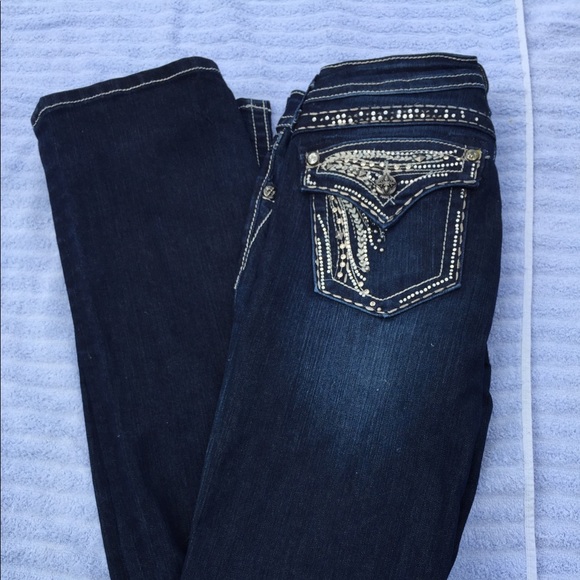 MISS ME JE5651E3Z Easy Boot Jeans Size 27 - Picture 3 of 3